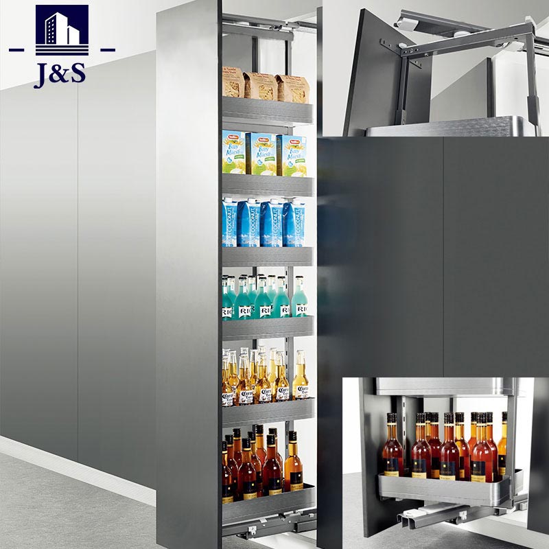 Onko Soft Close Revolving Tall Unit Pull Out Pantry Organizer ihanteellinen ratkaisu keittiön säilytystilan optimointiin?