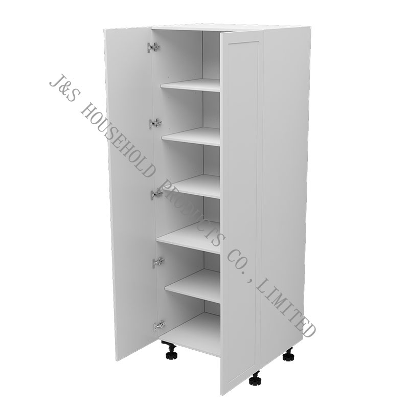 Kitset Kitchen Flat Pack kaksiovinen korkea kaappi